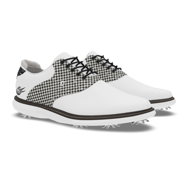 MyJoys Traditions Spiked - White / Houndstooth / Black