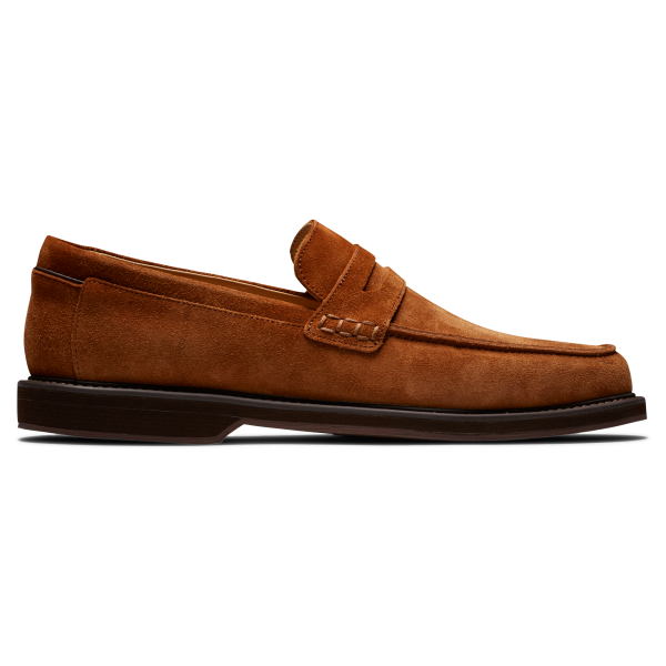 Suede Loafer - Taupe