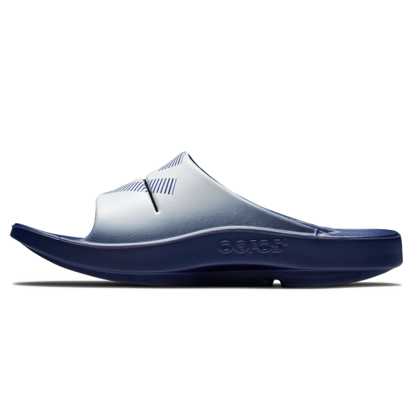 FJ x OOFOS OOahh Sport Slide Unisex - Navy – Bild 2