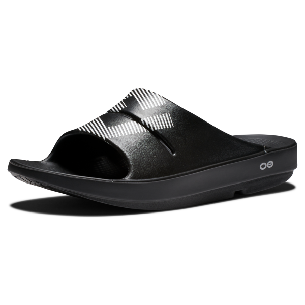 FJ x OOFOS OOahh Sport Slide Unisex - Navy – Bild 3
