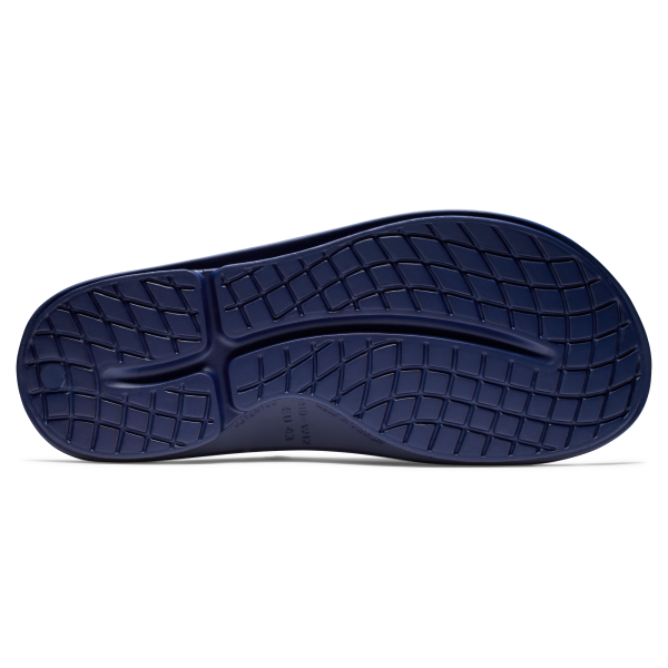 FJ x OOFOS OOahh Sport Slide Unisex - Navy – Bild 4