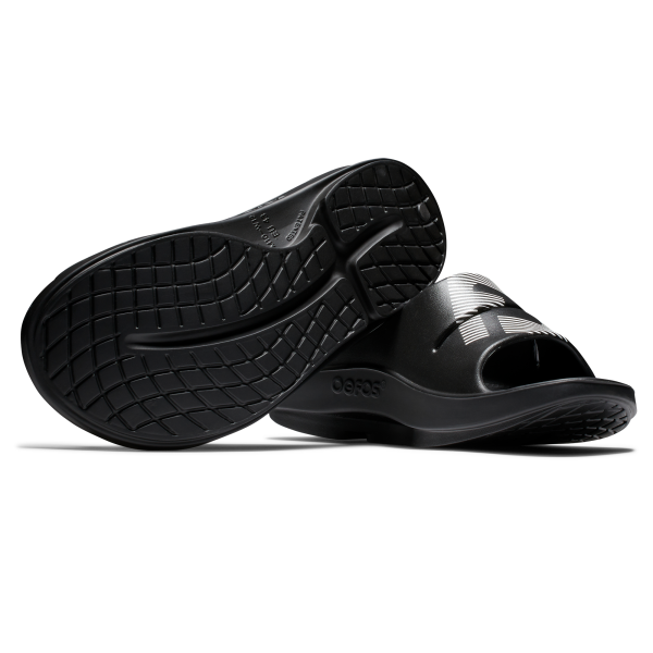 FJ x OOFOS OOahh Sport Slide Unisex - Navy – Bild 6