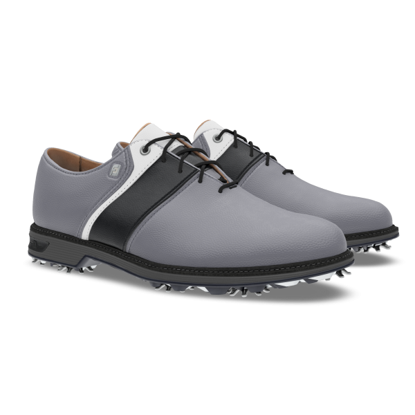 MyJoys Premiere Series Packard Spiked - White / Grey Croc Print / Black Patent