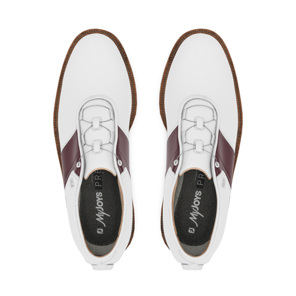 MyJoys Premiere Series Packard BOA Spiked - White / Grey Croc Print / Black Patent – Bild 3