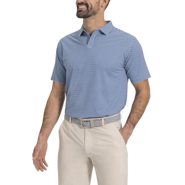 Open Placket Stripe - Indigo / Skyway – Bild 2