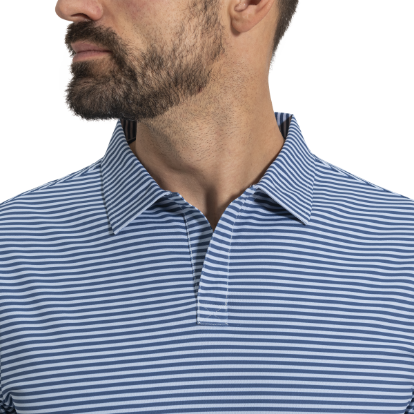 Open Placket Stripe - Indigo / Skyway – Bild 4