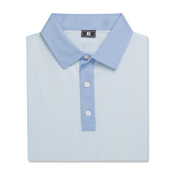 Lattice Lisle - Blue Jay / White / Pistachio