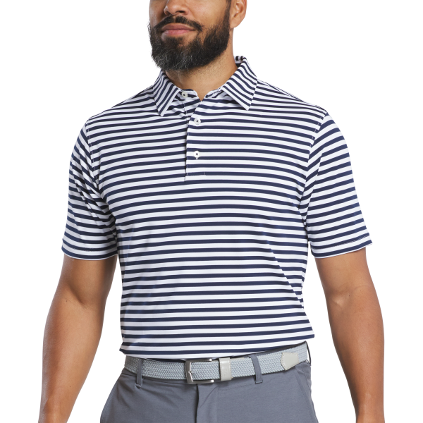 Bengal Stripe Pique - Navy / White – Bild 2