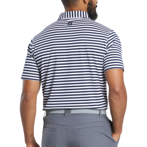 Bengal Stripe Pique - Navy / White – Bild 3