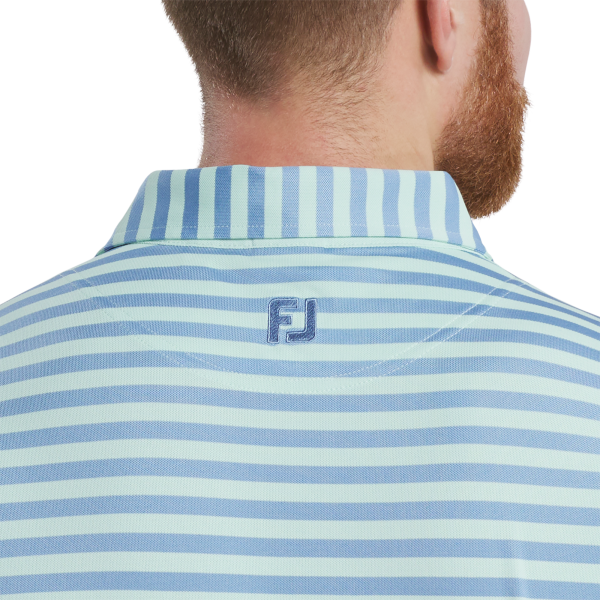 Bengal Stripe Pique - Navy / White – Bild 4