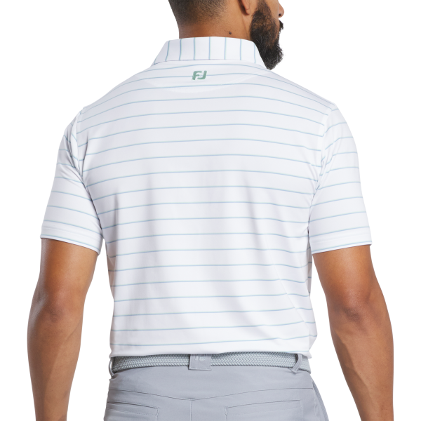 Classic Stripe Lisle - White / Pistachio / Blue Jay – Bild 3