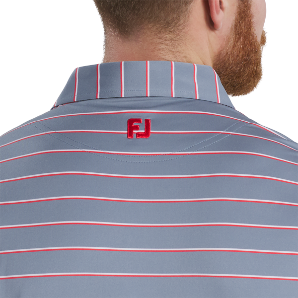 Classic Stripe Lisle - White / Pistachio / Blue Jay – Bild 4