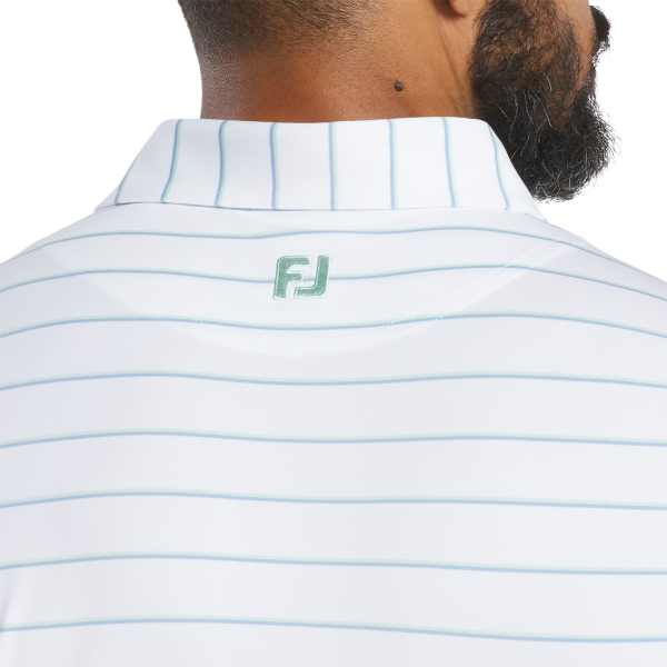 Classic Stripe Lisle - White / Pistachio / Blue Jay – Bild 4