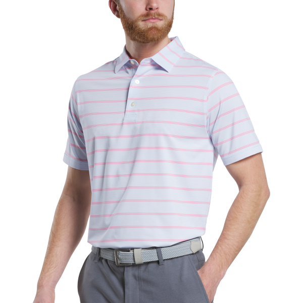 Multi Pinstripe Lisle - White / Blue Jay / Pistachio – Bild 2