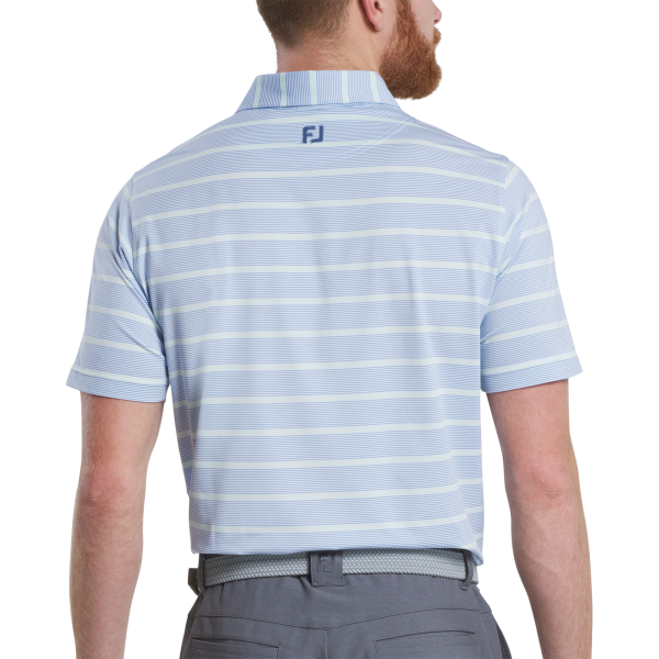 Multi Pinstripe Lisle - White / Blue Jay / Pistachio – Bild 3