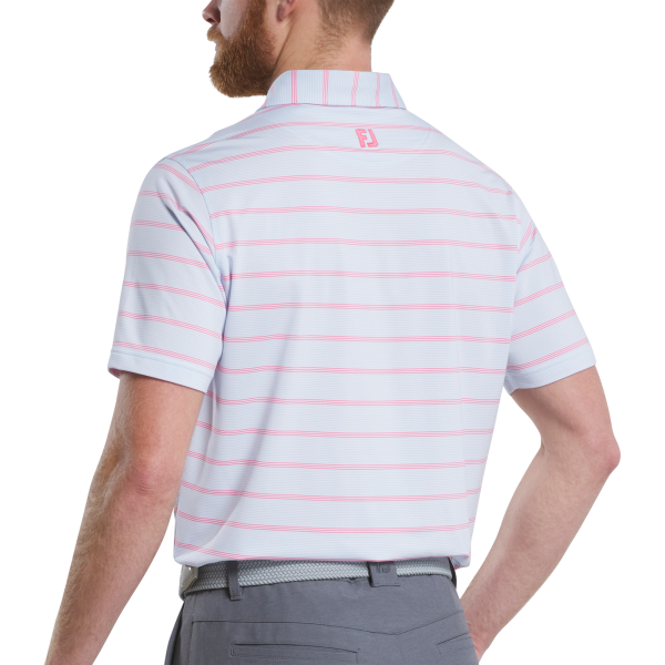 Multi Pinstripe Lisle - White / Blue Jay / Pistachio – Bild 3