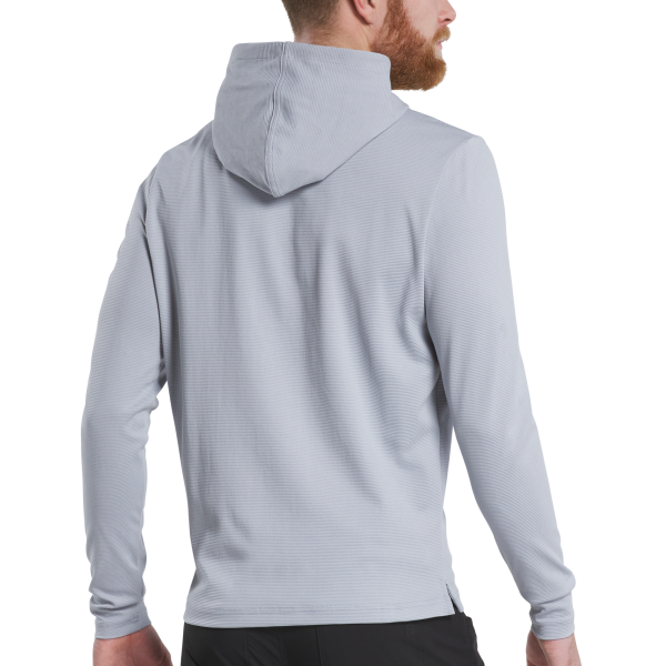 Ottoman Jacquard Pullover Hoodie - Grey – Bild 2