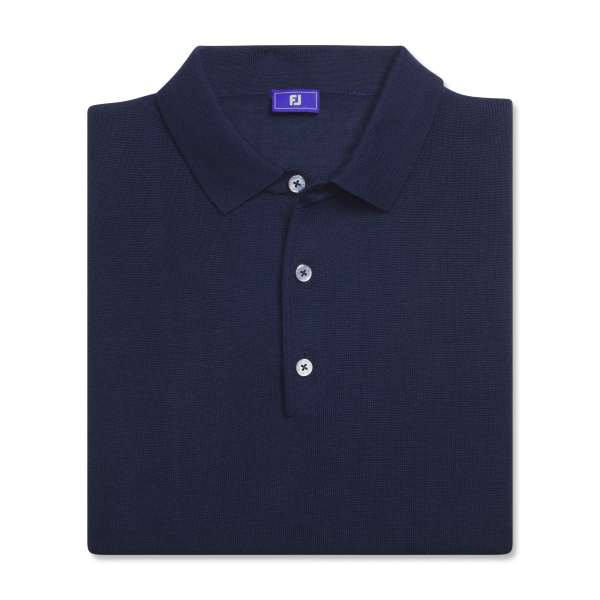 Sweater Polo - Heather Light Blue