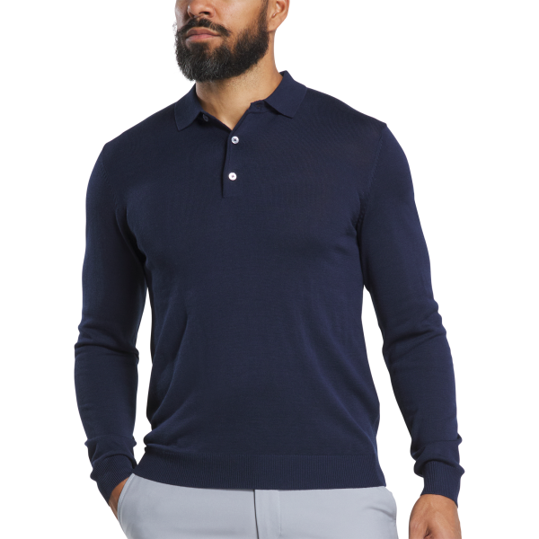 Sweater Polo - Heather Light Blue – Bild 2