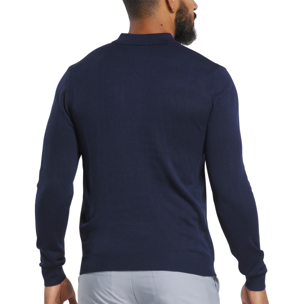 Sweater Polo - Heather Light Blue – Bild 3