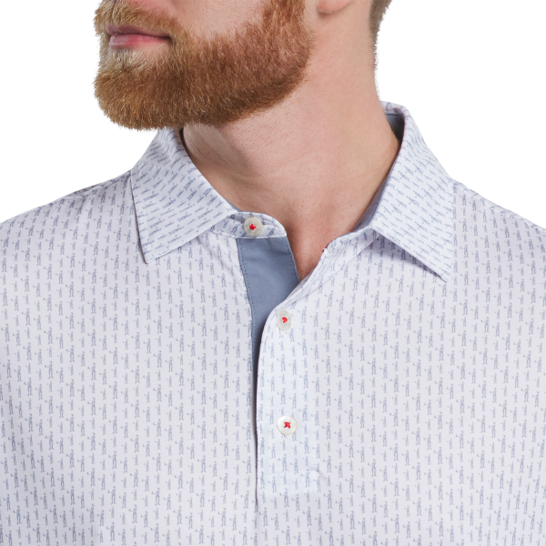 Figure Lisle - White / Navy – Bild 4