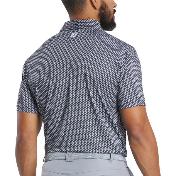 Houndstooth Geo Lisle - Black – Bild 3