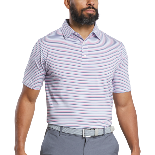 Balance Stripe Lisle - Skyway / White / Dark Denim / Pink Lemonade – Bild 2