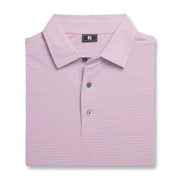 Multi-Stripe Pique - White / Light Blue / Navy
