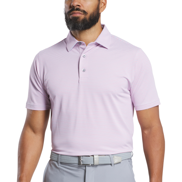 Multi-Stripe Pique - White / Light Blue / Navy – Bild 2