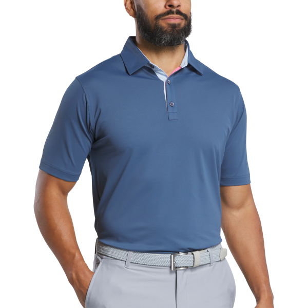Solid Pique - Dark Denim / Skyway – Bild 2