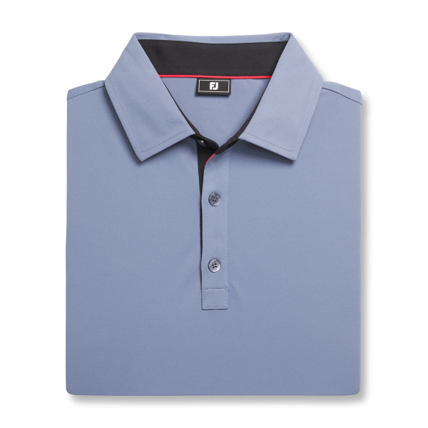 Solid Pique - Dark Denim / Skyway