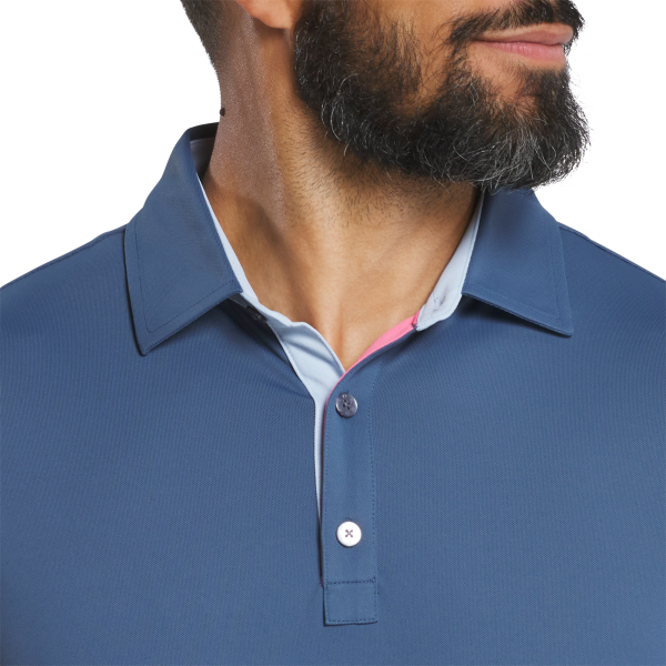 Solid Pique - Dark Denim / Skyway – Bild 4
