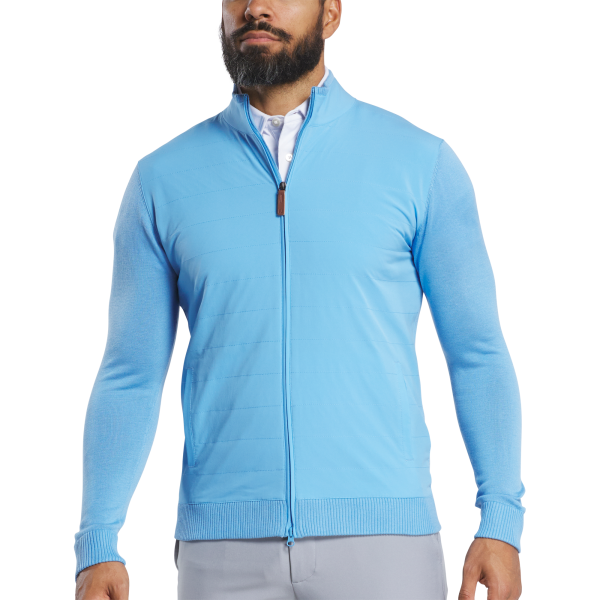 Hybrid Full-Zip Sweater - Black – Bild 2