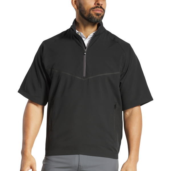 Zephyr Short Sleeve Windshirt - Black