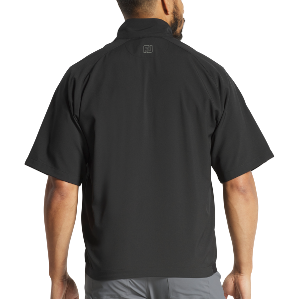 Zephyr Short Sleeve Windshirt - Black – Bild 2