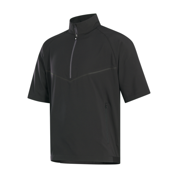 Zephyr Short Sleeve Windshirt - Black – Bild 4