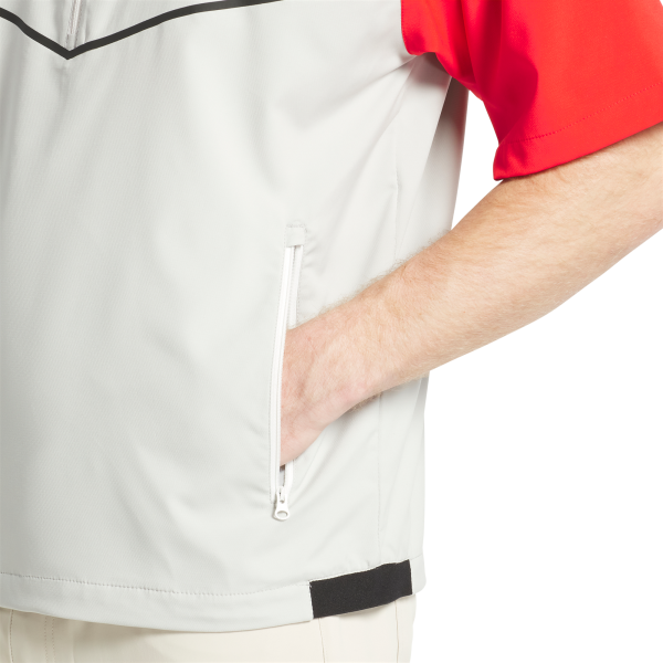 Zephyr Short Sleeve Windshirt - Black – Bild 3
