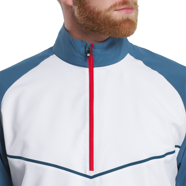 Zephyr Windshirt - Denim / White – Bild 3