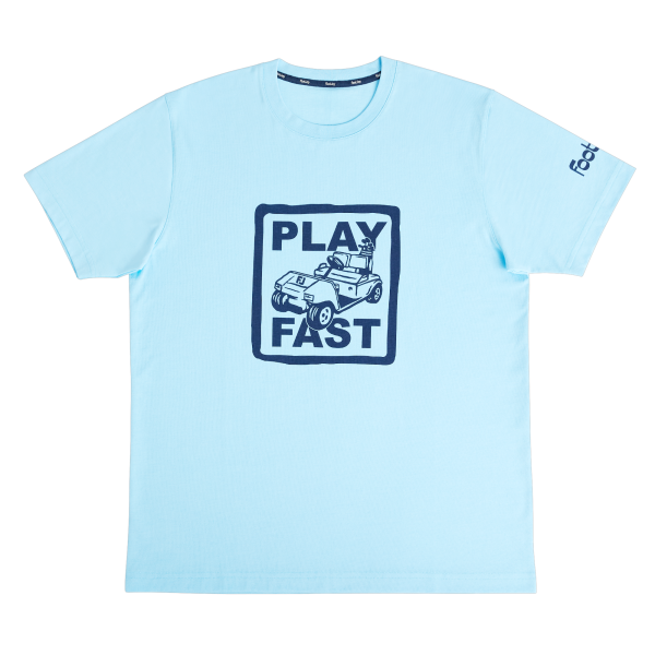 Heritage Golf Cart Graphic Tee - Light Blue – Bild 3