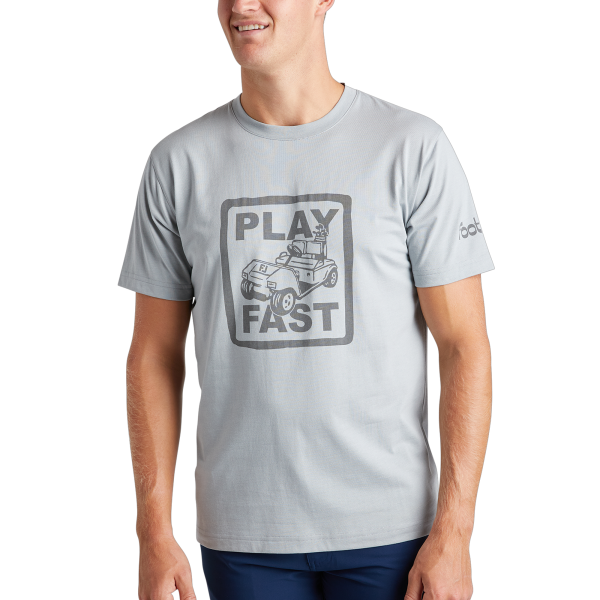 Heritage Golf Cart Graphic Tee - Light Blue