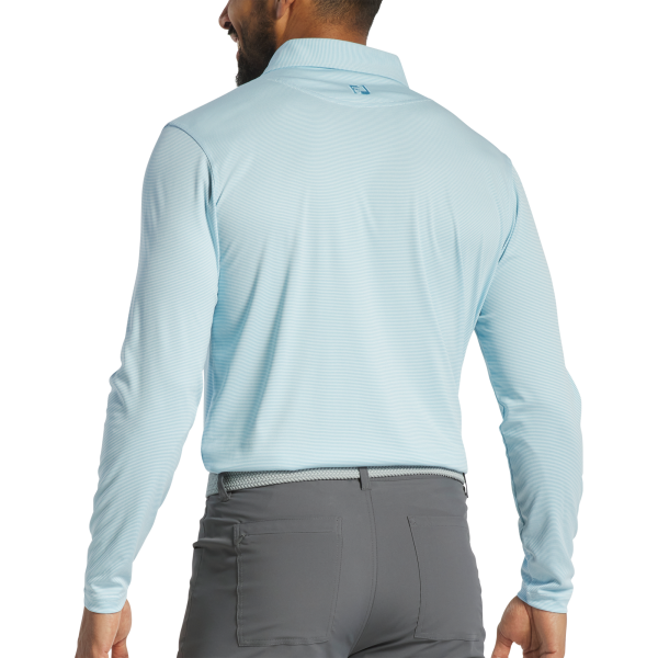 Long Sleeve Sun Protection Shirt - Navy / White – Bild 3