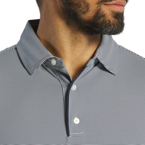 Long Sleeve Sun Protection Shirt - Navy / White – Bild 4