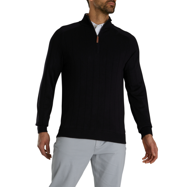 Drop Needle Lined Sweater - Black – Bild 2