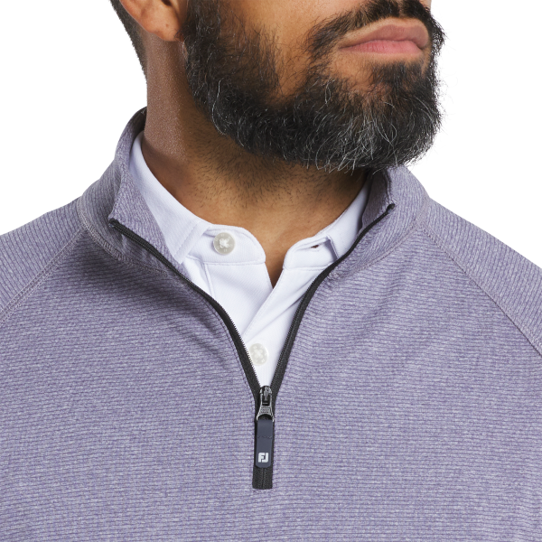 ThermoSeries Heather Brushed Back Mid-Layer - Purple – Bild 3
