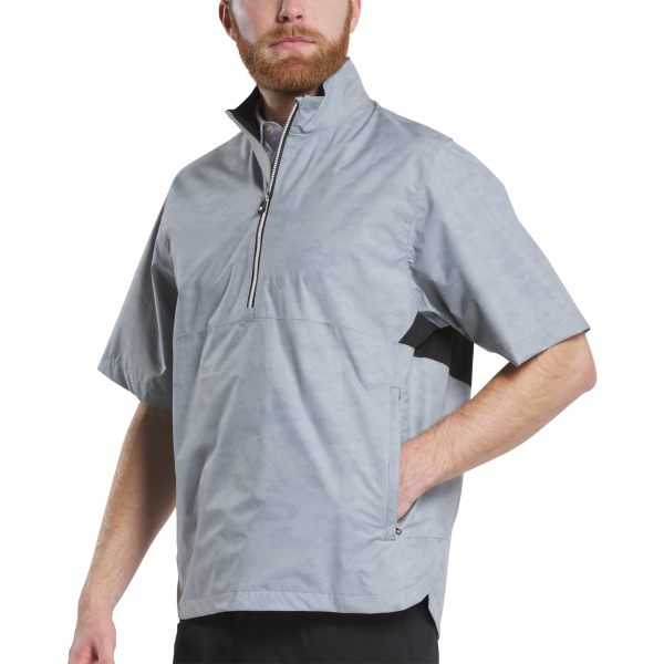 HydroLite X Short Sleeve Rain Shirt - Grey Camo