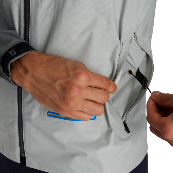 DryJoys Select Rain Jacket - Navy / White – Bild 3