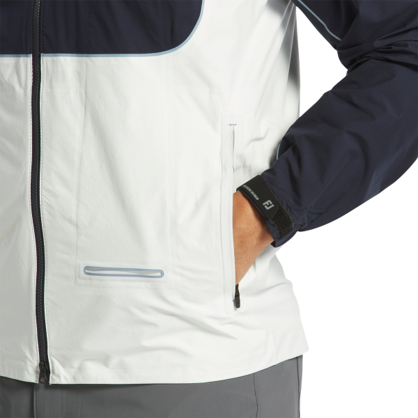 DryJoys Select Rain Jacket - Navy / White – Bild 3