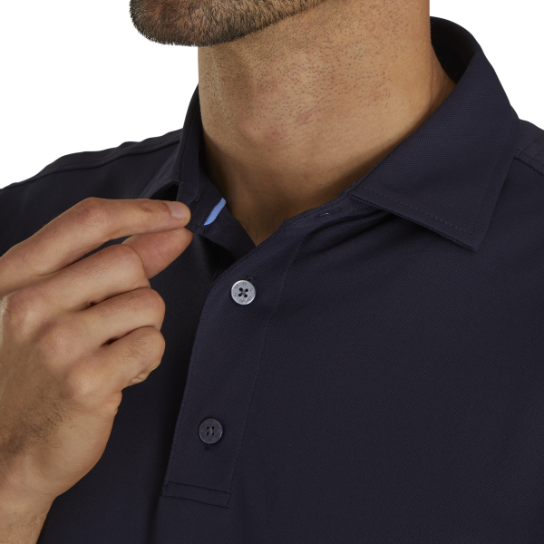 Solid Pique - Tropic Blue – Bild 4