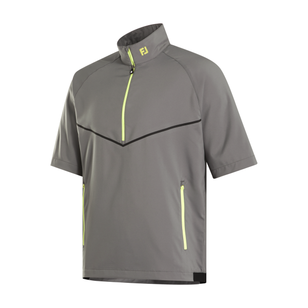 Zephyr Short Sleeve Windshirt - FJ Tour Collar - Charcoal