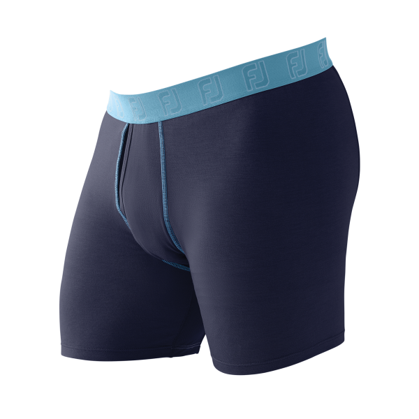 Performance Boxer Brief - Navy / Light Blue